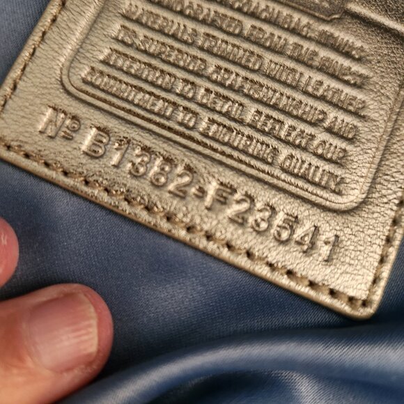 Like New Vintage Coach Poppy Madras Shoulder Bag - Picture 14 of 14